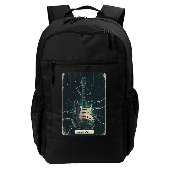 Guitar Tarot Card Musician Design Daily Commute Backpack