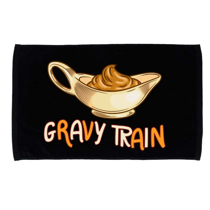 Gravy Train Chicken Gravy Funny Gift Microfiber Hand Towel