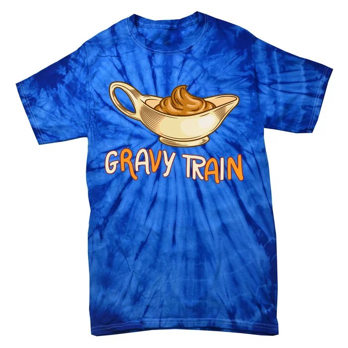 Gravy Train Chicken Gravy Funny Gift Tie-Dye T-Shirt