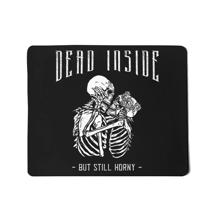 Gothic Tarot Card The Skelleton Lovers Dead Inside Creepy Mousepad