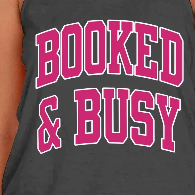 Girl Tribe Co Booked & Busy Women's Knotted Racerback Tank