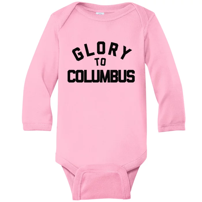 Glory To Columbus Soccer Baby Long Sleeve Bodysuit