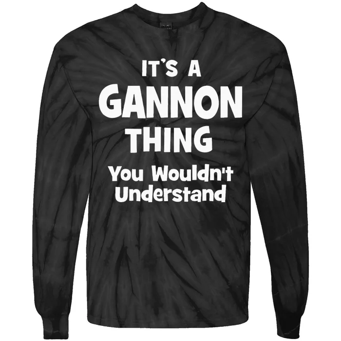 Gannon Thing College University Alumni Funny Tie-Dye Long Sleeve Shirt