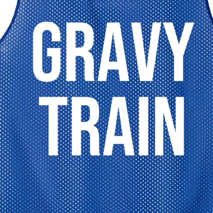 Gravy Train Cute Gift Mesh Reversible Basketball Jersey Tank