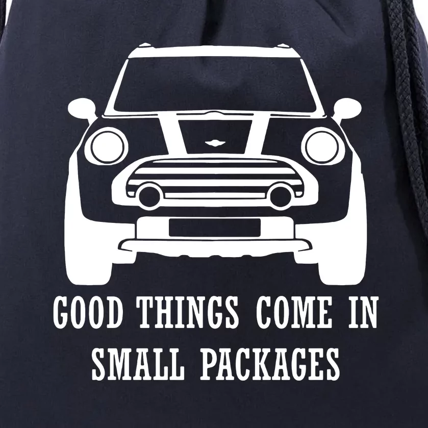 Good Things Come In Small Packages Drawstring Bag