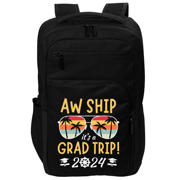 Graduation Trip Cruise 2024 Ship Senior Matching Cruise Impact Tech Backpack