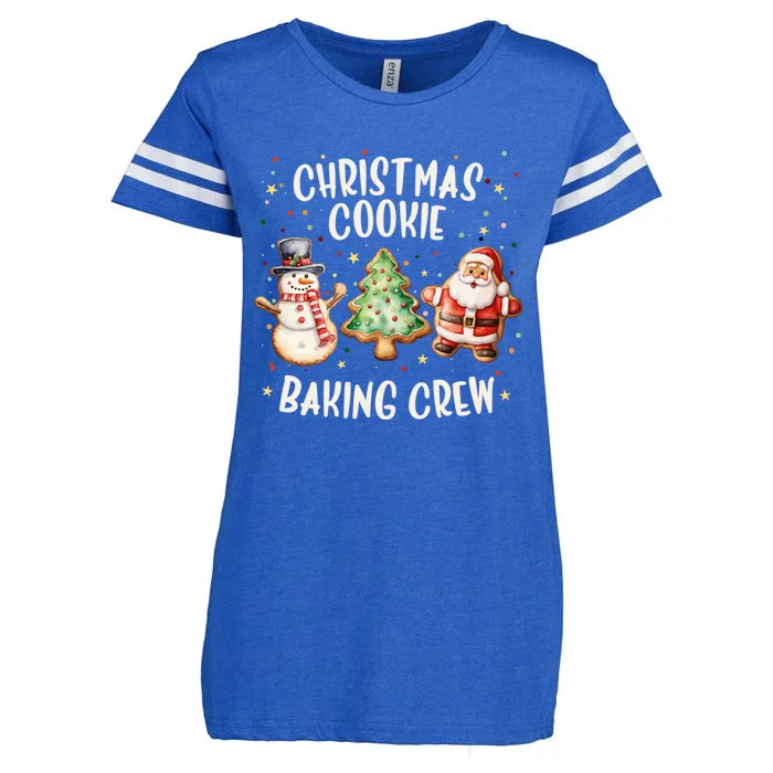 Gingerbread Team Christmas Cookie Baking Crew Gift Enza Ladies Jersey Football T-Shirt