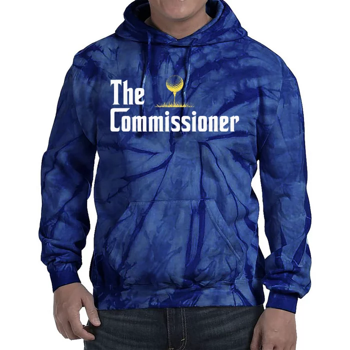 Golfer The Commissioner Golf League Tie Dye Hoodie