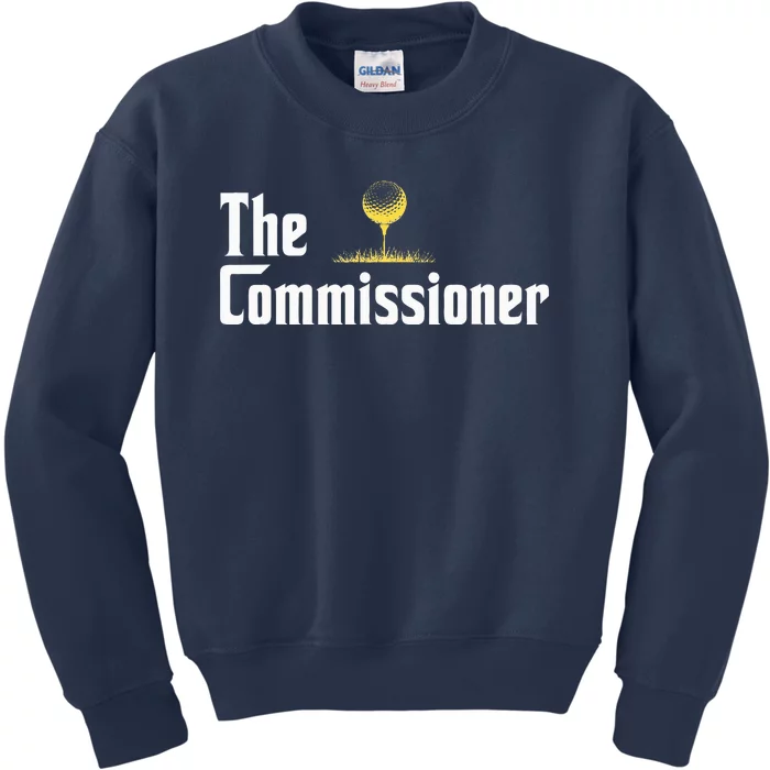 Golfer The Commissioner Golf League Kids Sweatshirt