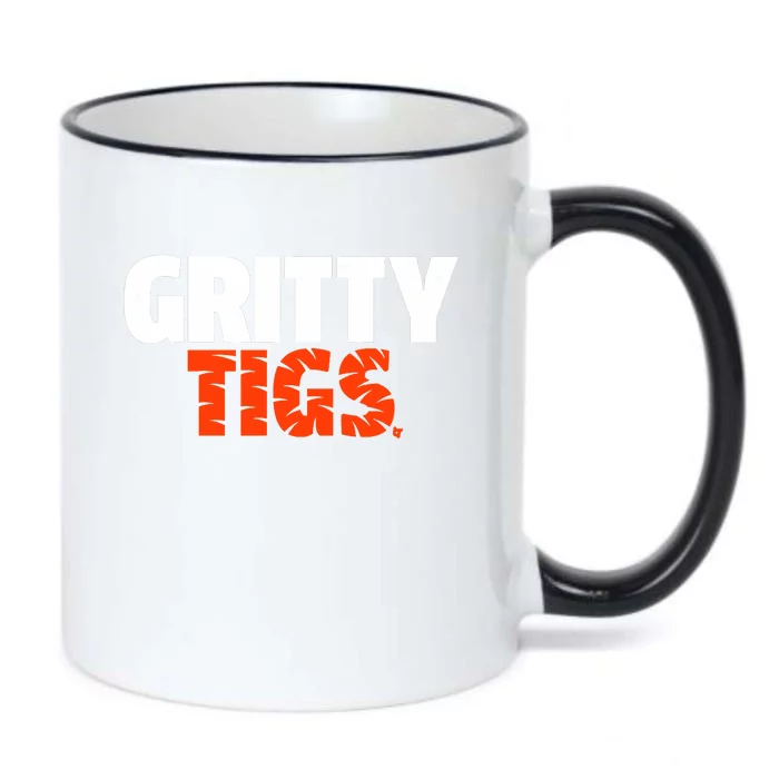 Gritty Tigs Detroit Baseball Black Color Changing Mug