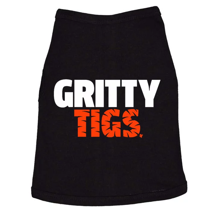 Gritty Tigs Detroit Baseball Doggie Tank