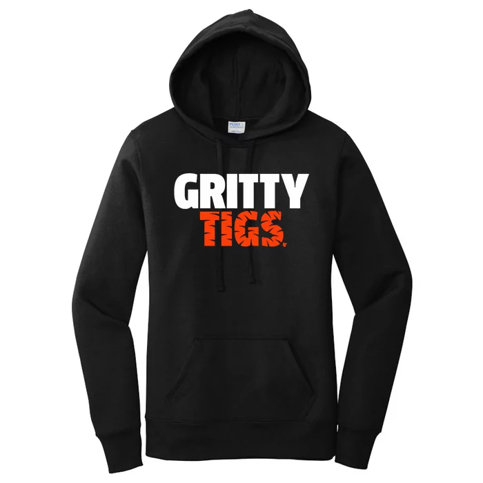 Gritty Tigs Detroit Baseball Women's Pullover Hoodie