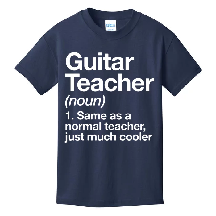 Guitar Teacher Definition Funny Musician Music Kids T-Shirt