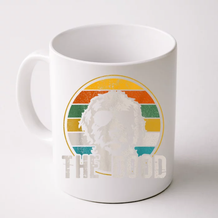 Goldendoodle The Dood Vintage Retro Dog Front & Back Coffee Mug