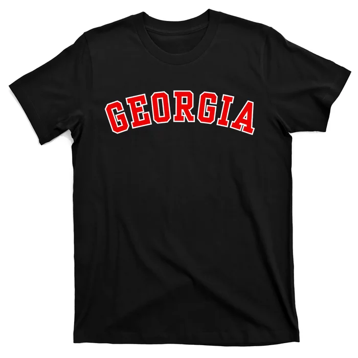 Georgia Throwback Design T-Shirt