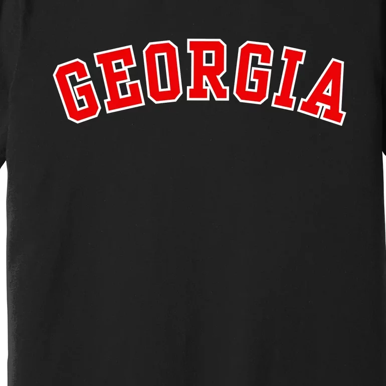 Georgia Throwback Design Premium T-Shirt