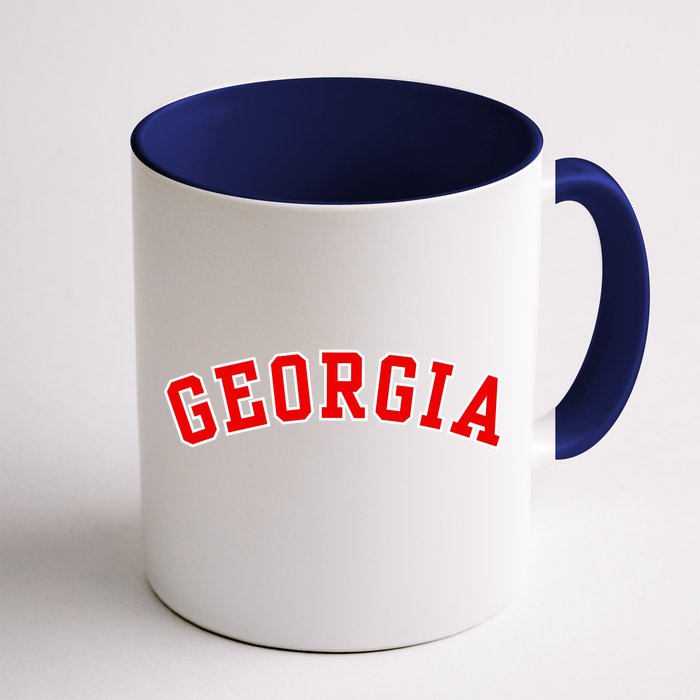 Georgia Throwback Design Front & Back Coffee Mug