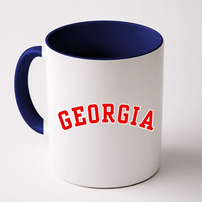 Georgia Throwback Design Front & Back Coffee Mug