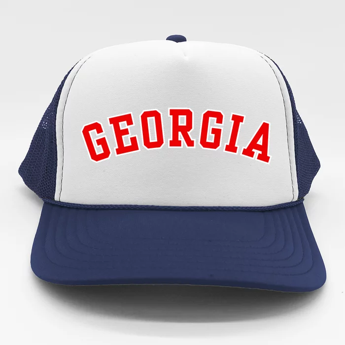 Georgia Throwback Design Trucker Hat