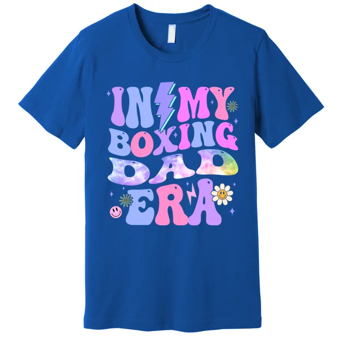 Groovy Tie Dye In My Boxing Dad Era Gift Premium T-Shirt