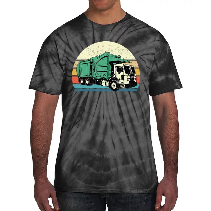 Garbage Truck Dump Trash Collector Recycling Lover Tie-Dye T-Shirt