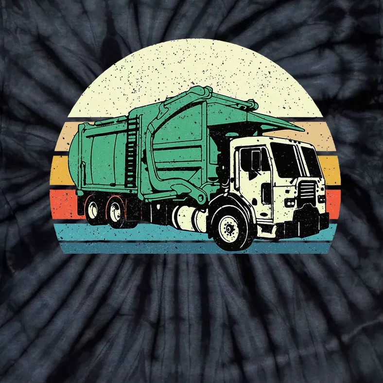 Garbage Truck Dump Trash Collector Recycling Lover Tie-Dye T-Shirt