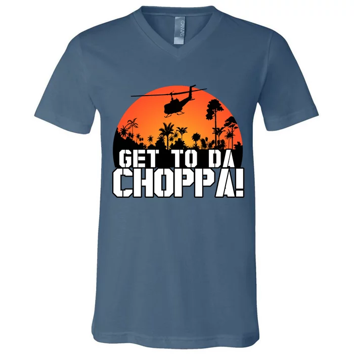 Get To Da Choppa V-Neck T-Shirt