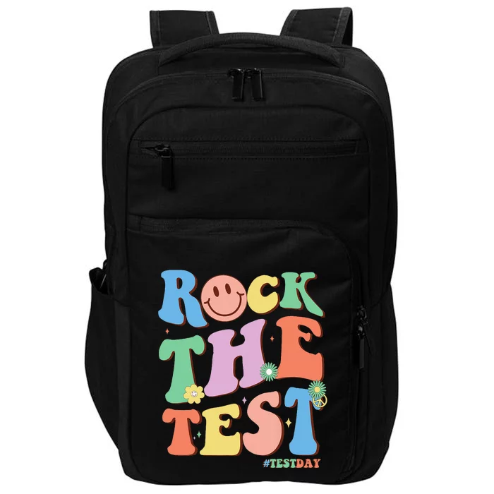 Groovy Test Day Teacher Testing Day Exam End of Year Impact Tech Backpack