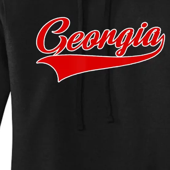 Georgia Throwback Design Women's Pullover Hoodie