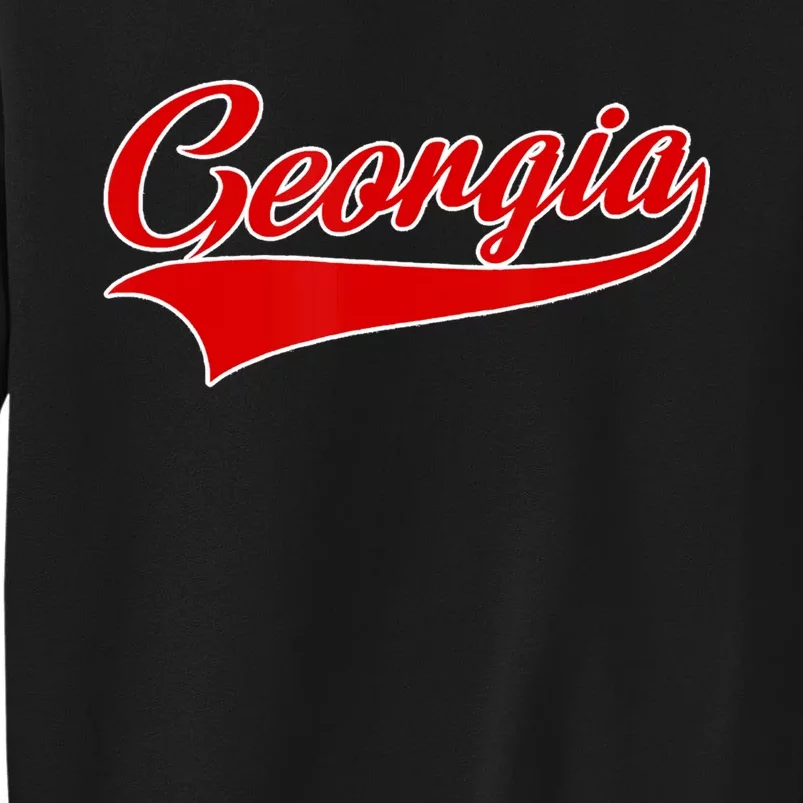 Georgia Throwback Design Tall Sweatshirt