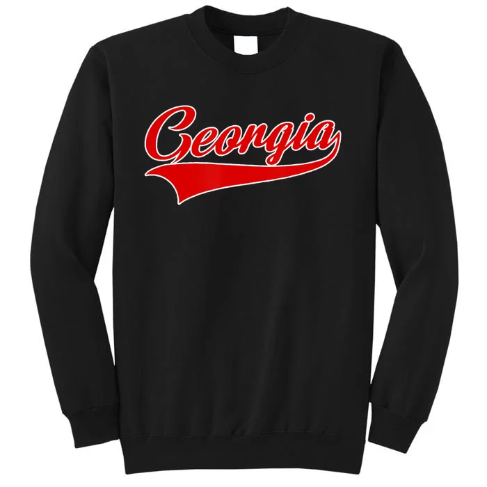 Georgia Throwback Design Tall Sweatshirt