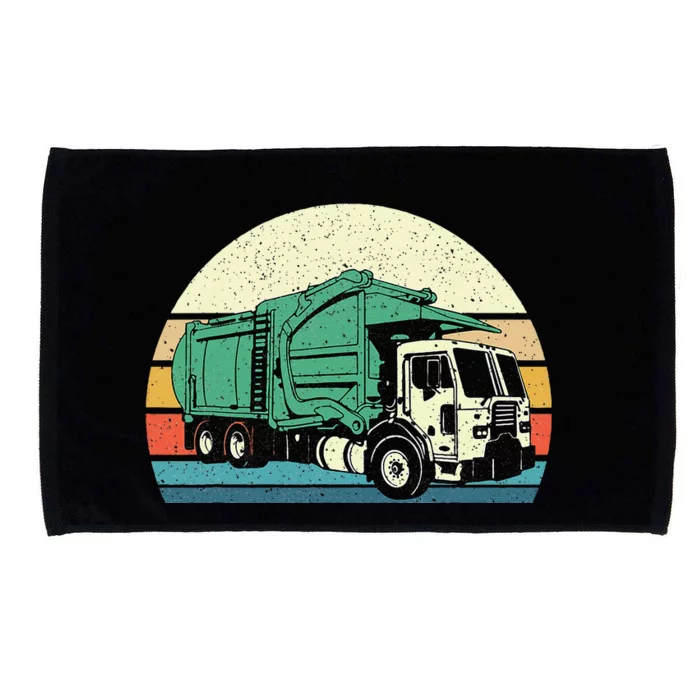 Garbage Truck Dump Trash Collector Recycling Lover Microfiber Hand Towel