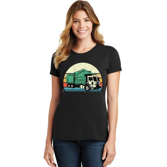 Garbage Truck Dump Trash Collector Recycling Lover Women's T-Shirt