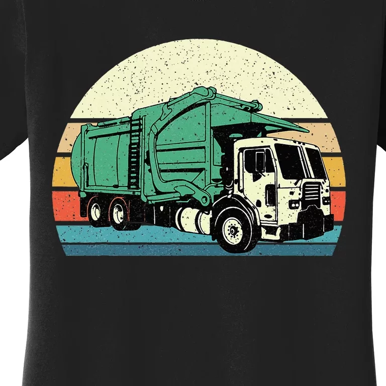 Garbage Truck Dump Trash Collector Recycling Lover Women's T-Shirt