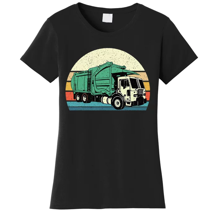 Garbage Truck Dump Trash Collector Recycling Lover Women's T-Shirt