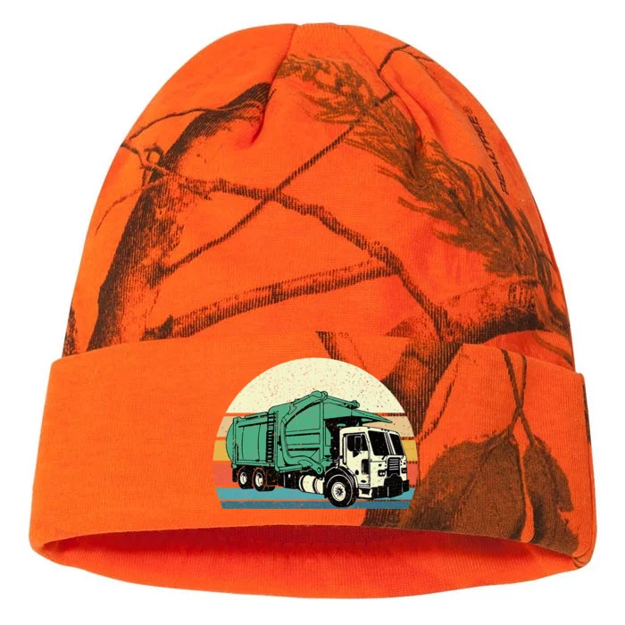 Garbage Truck Dump Trash Collector Recycling Lover Kati - 12in Camo Beanie