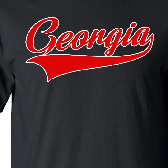 Georgia Throwback Design Print Classic Tall T-Shirt