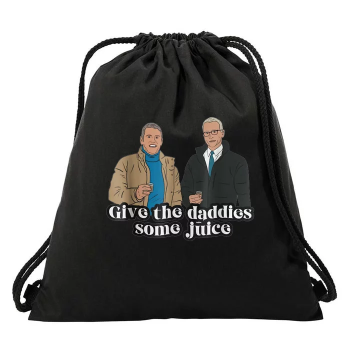 Give The Daddies Some Juice Funny Drawstring Bag