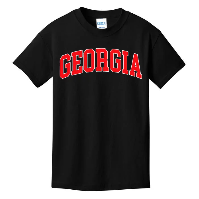 Georgia Throwback Design Classic Kids T-Shirt