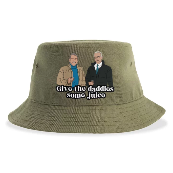 Give The Daddies Some Juice Funny Sustainable Bucket Hat