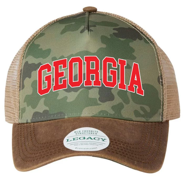 Georgia Throwback Design Classic Legacy Tie Dye Trucker Hat