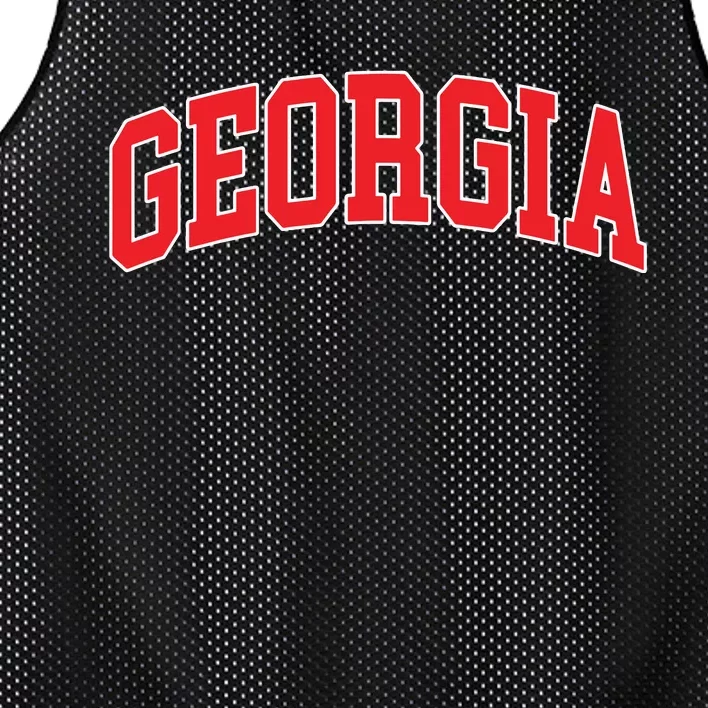 Georgia Throwback Design Classic Mesh Reversible Basketball Jersey Tank