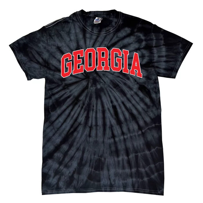 Georgia Throwback Design Classic Tie-Dye T-Shirt