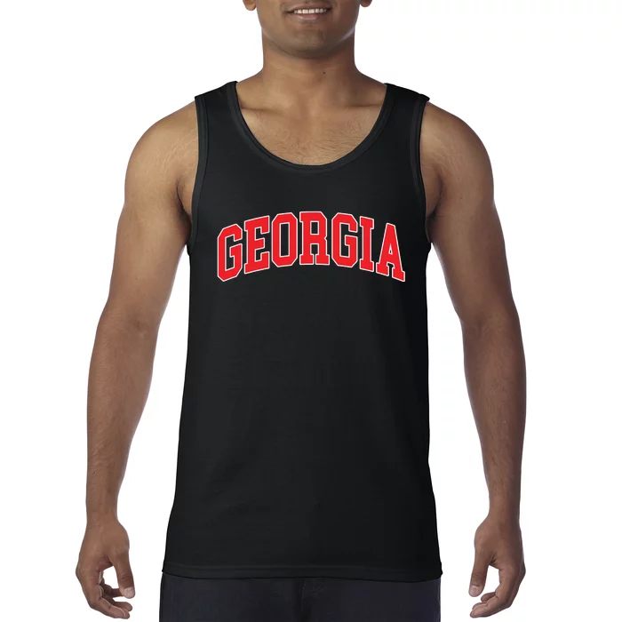 Georgia Throwback Design Classic Tank Top