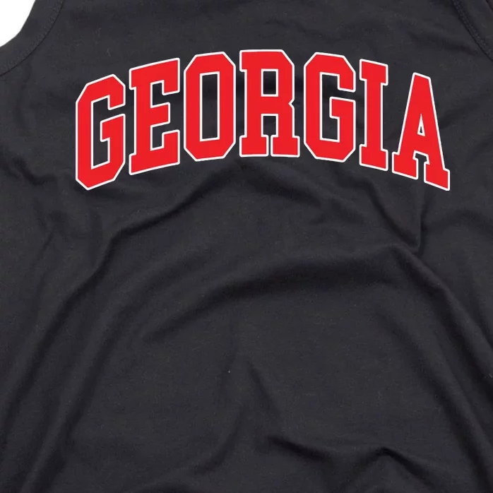 Georgia Throwback Design Classic Tank Top