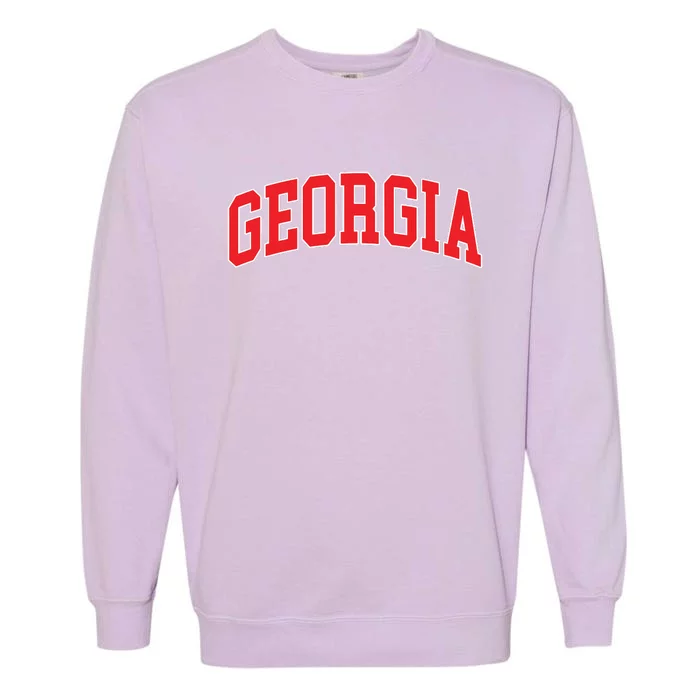 Georgia Throwback Design Classic Garment-Dyed Sweatshirt