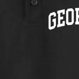 Georgia Throwback Design Classic Dry Zone Grid Performance Polo