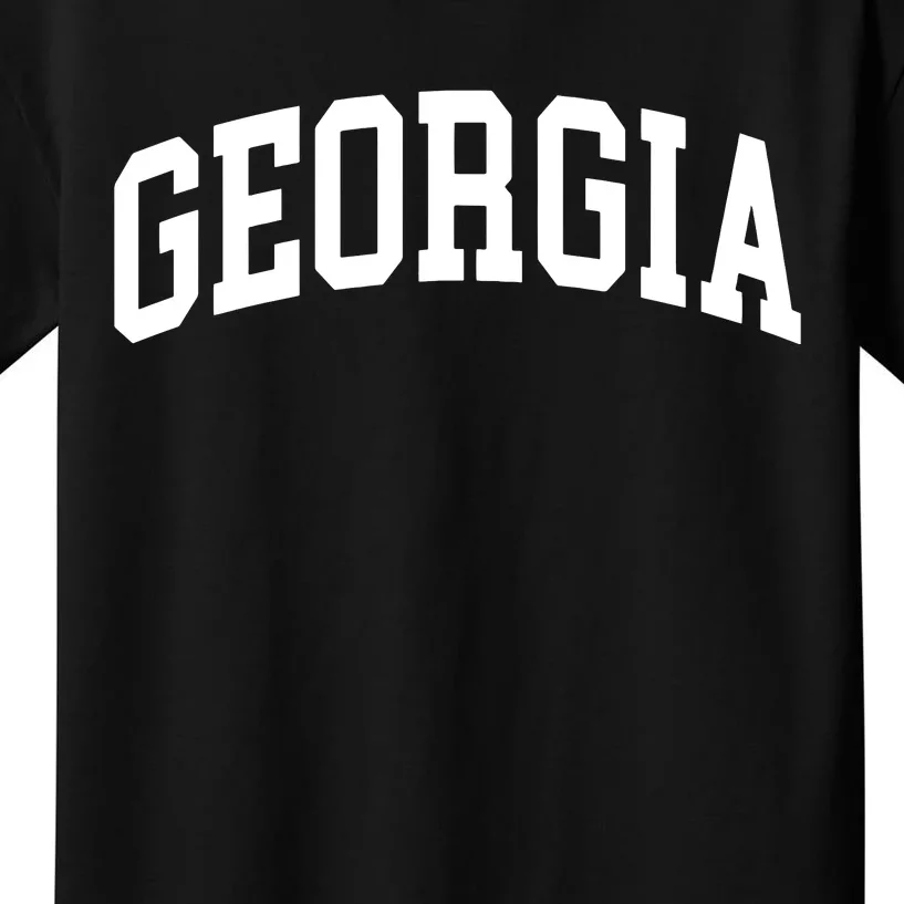 Georgia Throwback Design Classic Kids T-Shirt