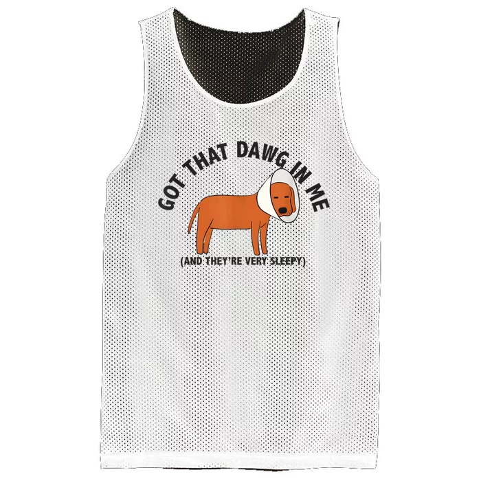 Got That Dawg In Me And Theyre Very Sleepy Mesh Reversible Basketball Jersey Tank