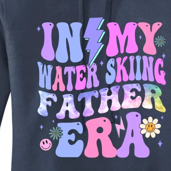 Groovy Tie Dye In My Water Skiing Father Era Funny Gift Women's Pullover Hoodie